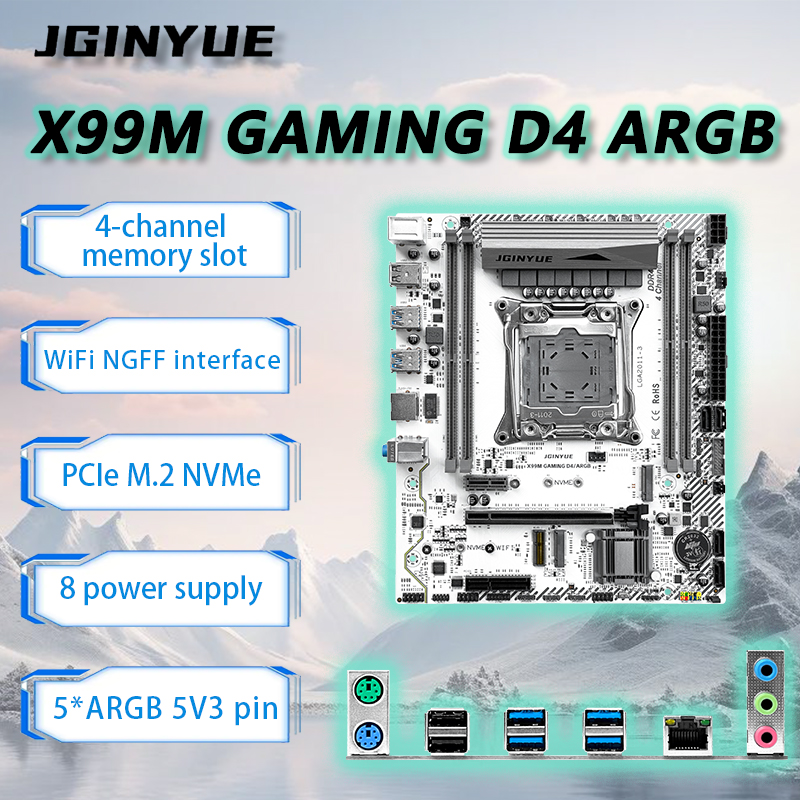 Server Memory Ddr4 - Placa-mãe JGINYUE X99 LGA2011-3 M-ATX para