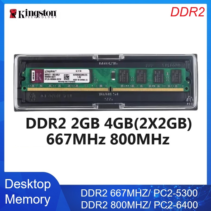 Ddr2 Ram - Kit de Memória RAM Kingston para