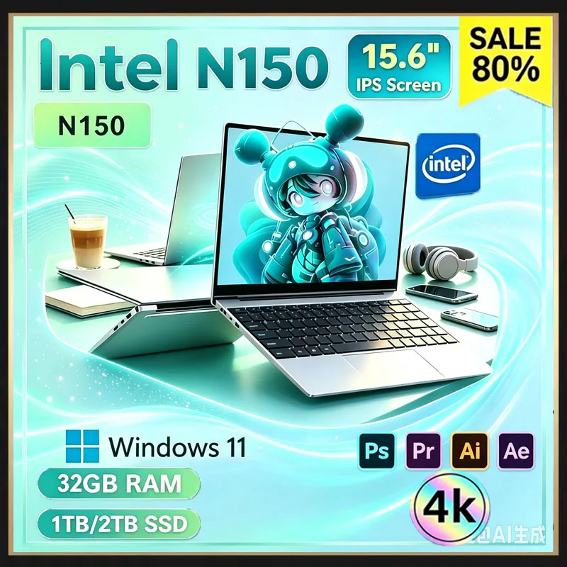 Ddr4 32Gb - Intel Core N150 2026, modelo otimizado,