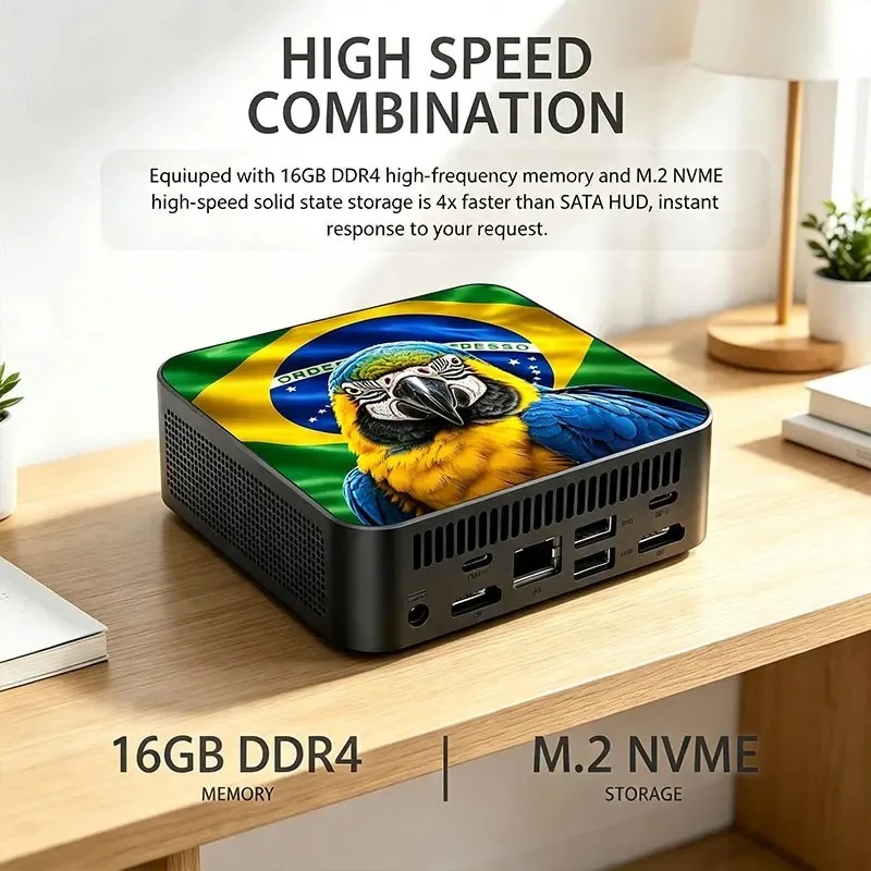 Novo Mini PC Poderoso, Computa - Ddr4 16Gb avaliação e preço
