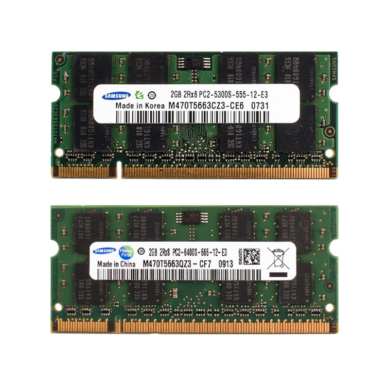 SAMSUNG DDR2 2GB PC2 5300S 640 - Ddr2 Ram avaliação e preço