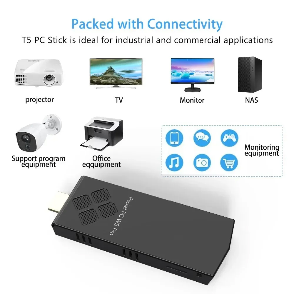 Mini PC T5/W5 PRO com Windows  - Ram Memory Module avaliação e preço