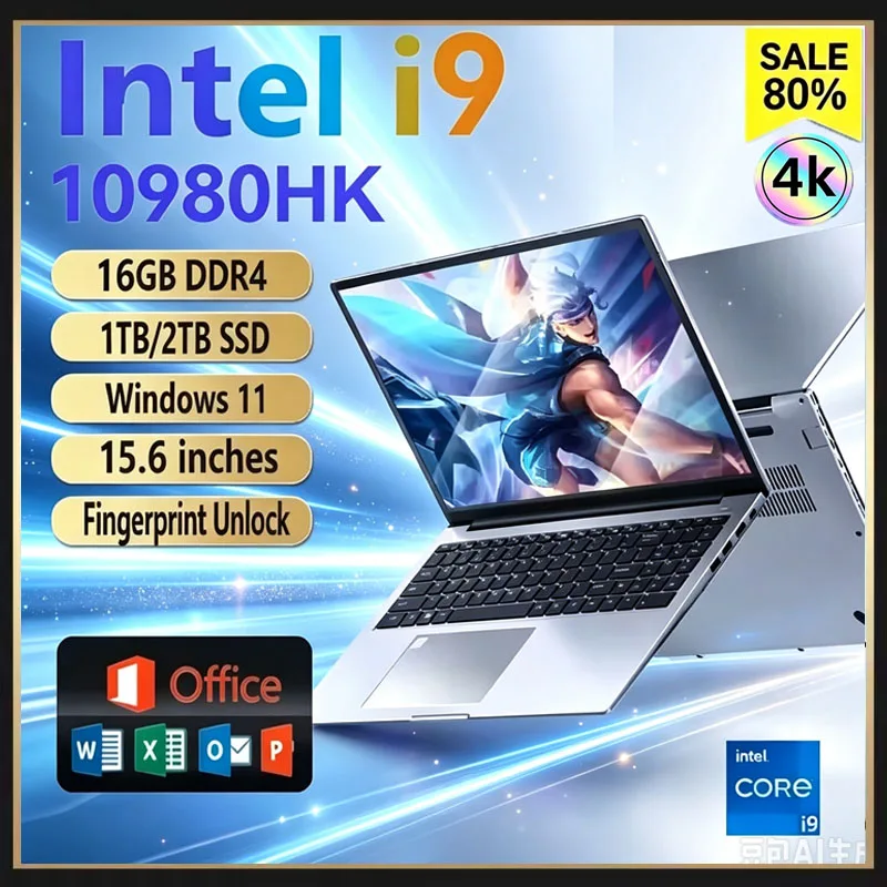 Laptop portátil de 15,6 polega - Ddr4 16Gb avaliação e preço