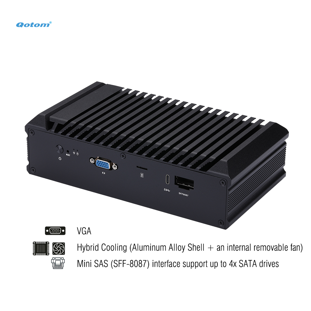 Mini PC Q20300G9 CPU Atom C300 - Ddr4 Desktop Ram avaliação e preço