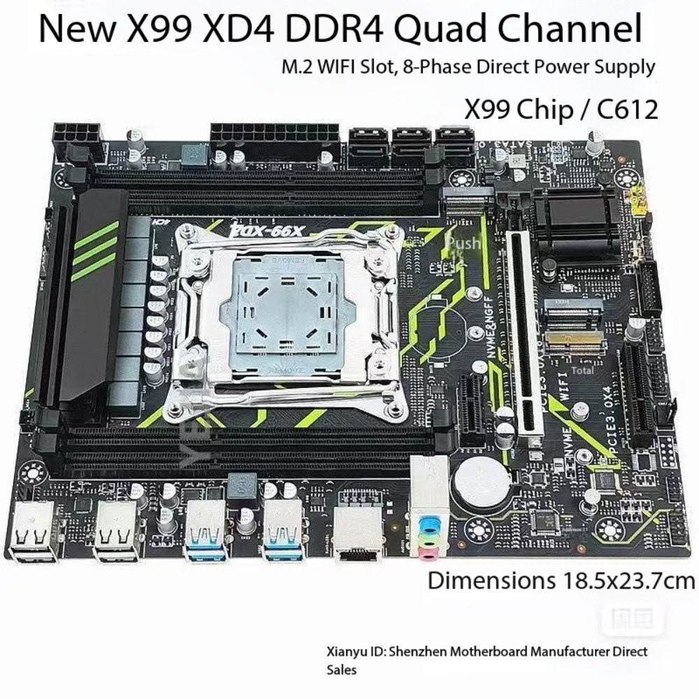 Placa-mãe Angxun X99 XD4, tota - Ddr4 Ram avaliação e preço