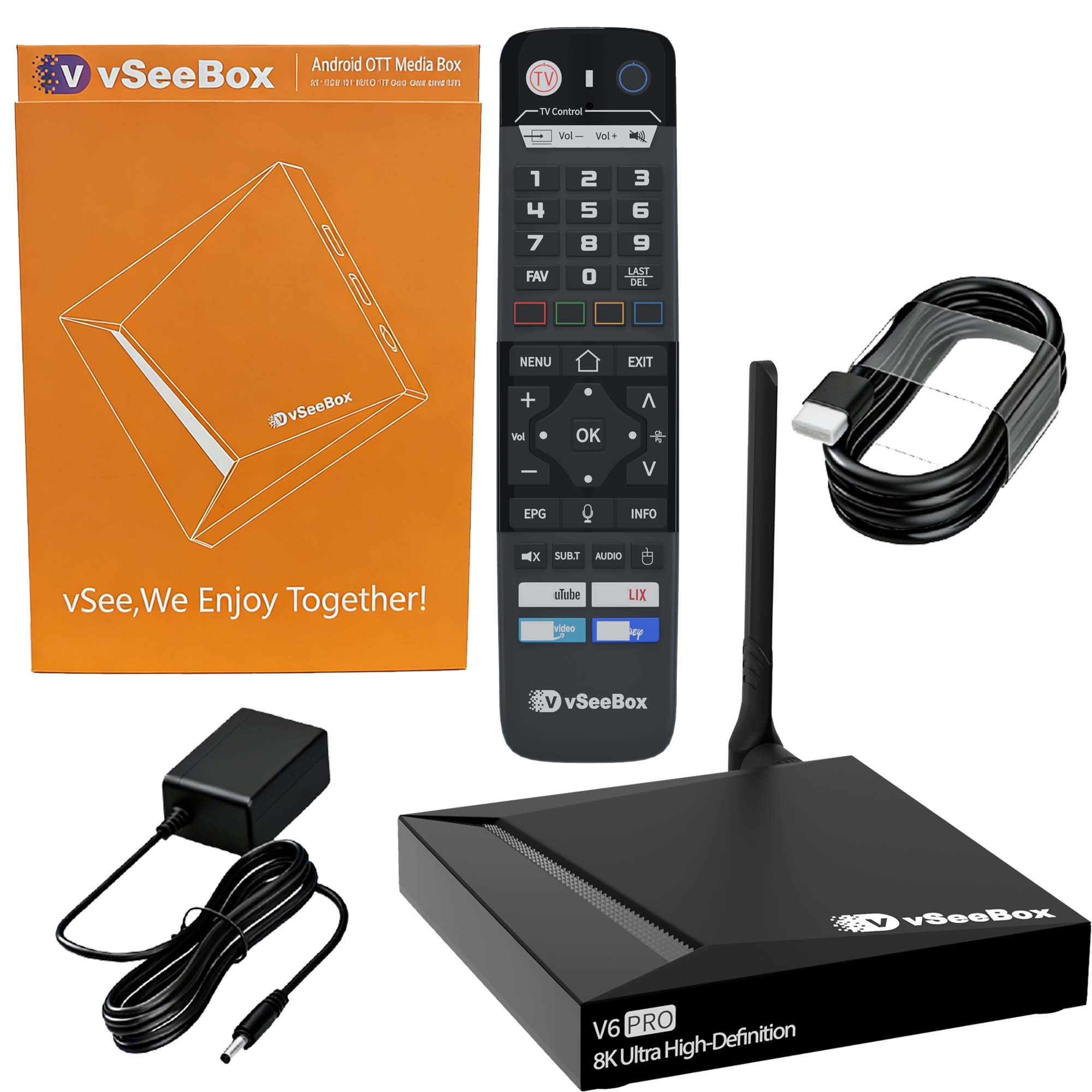 VSeeBox V6 Pro 2026 Mais Recen - Ddr3 8Gb avaliação e preço