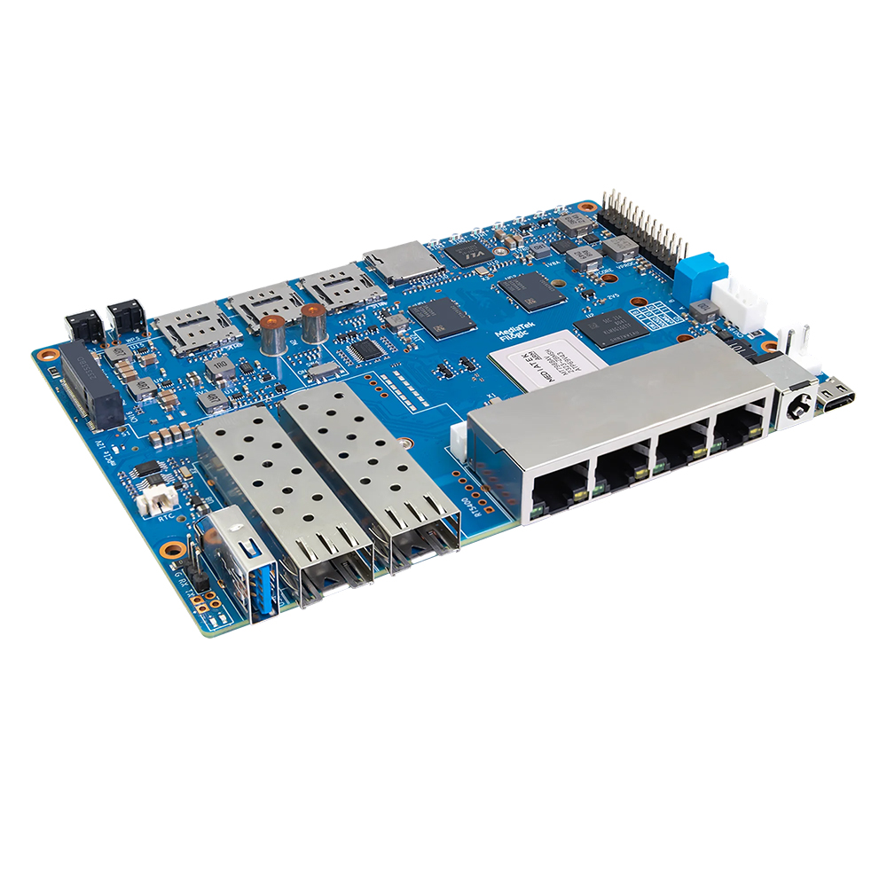 Banana Pi BPI-R4 MediaTek MT79 - Ddr4 8Gb avaliação e preço