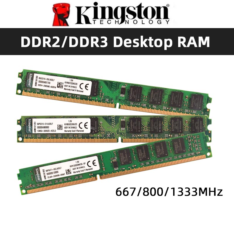 Kingston memória ram ddr2 2gb  - Ddr2 Ram avaliação e preço