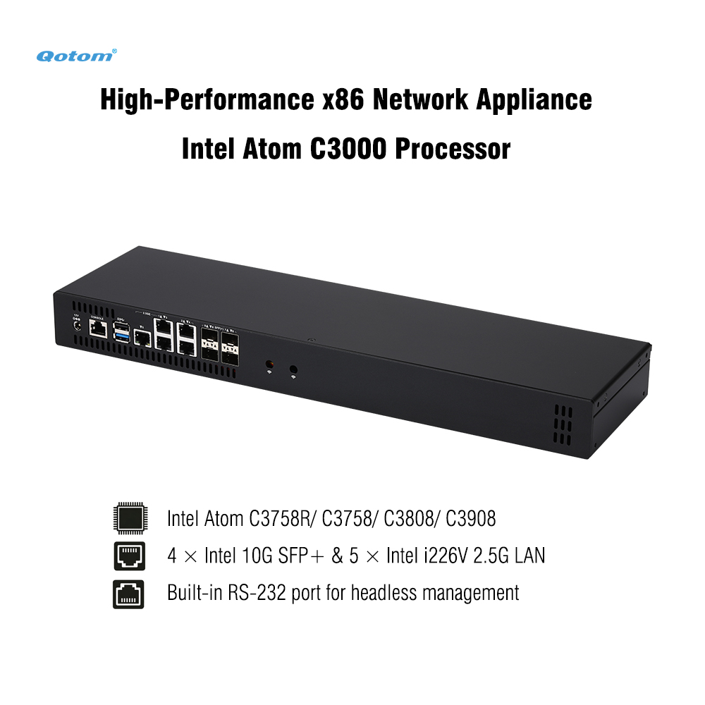 Q20300G9 1U Rack - CPU Atom C3 - Ddr4 Desktop Ram avaliação e preço